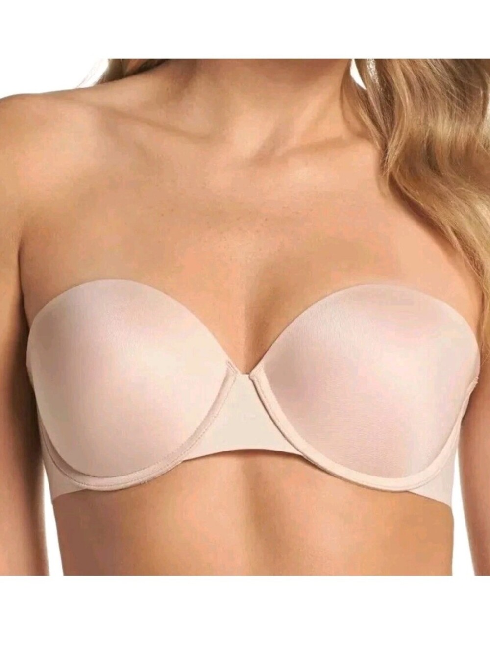 SPANX #30022 R Anything Strapless Bra in Nude Blush sz.36DDD